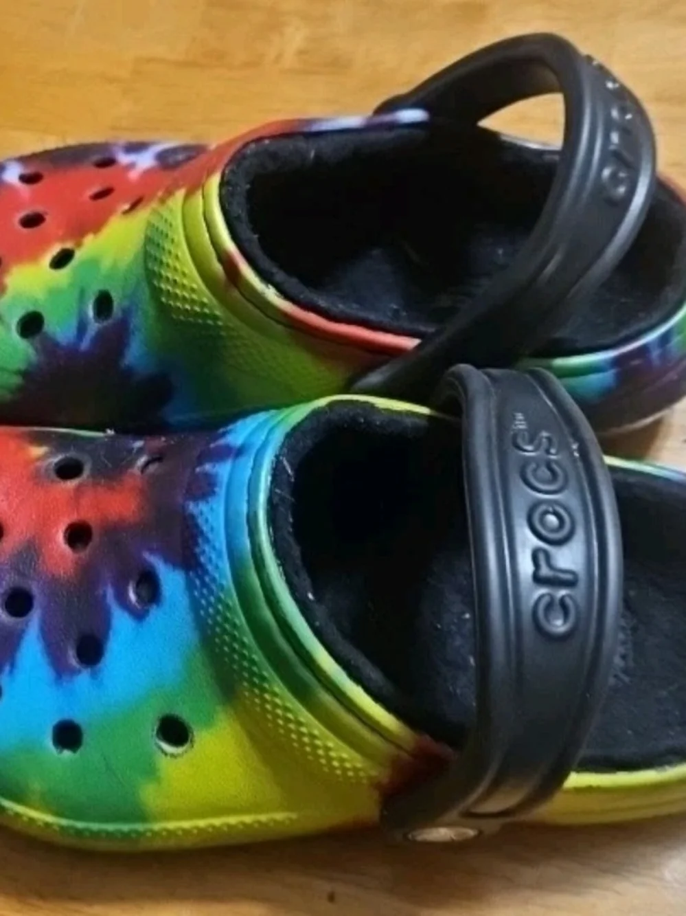 Crocs Classic Tie-Dye Multicolor Clog Slip-On M2/W4